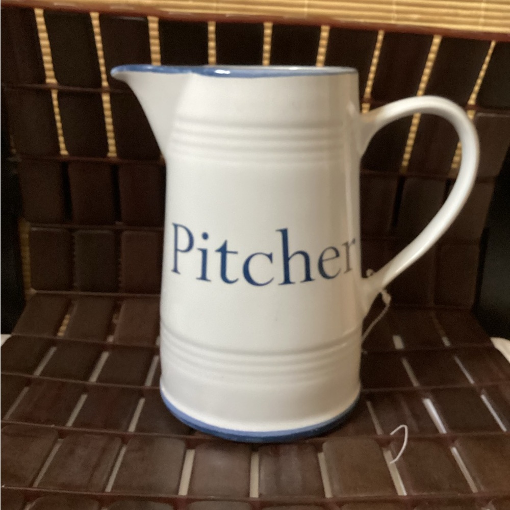 Retro Ceramic pitcher from Old Pottery Co NWOT